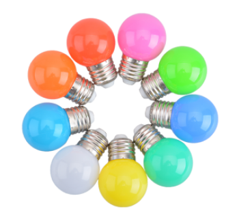 LED Color Bulb G45